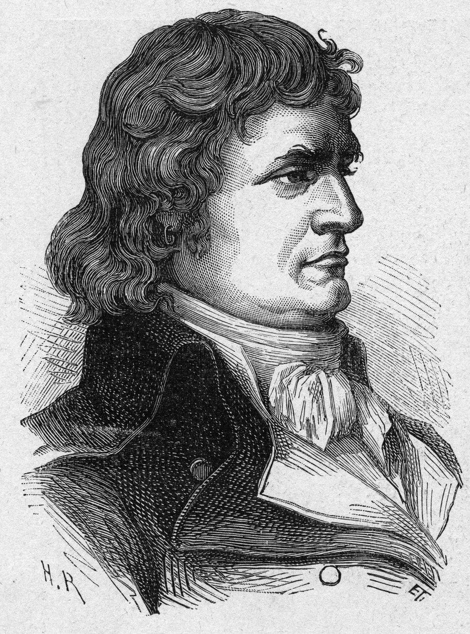 Portrait of Andre Jeanbon, known as Jean Bon Saint-Andre or Jeanbon Saint Andre (1749-1813), French revolutionary and politician. Engraving from 1889. Private collection. av French School