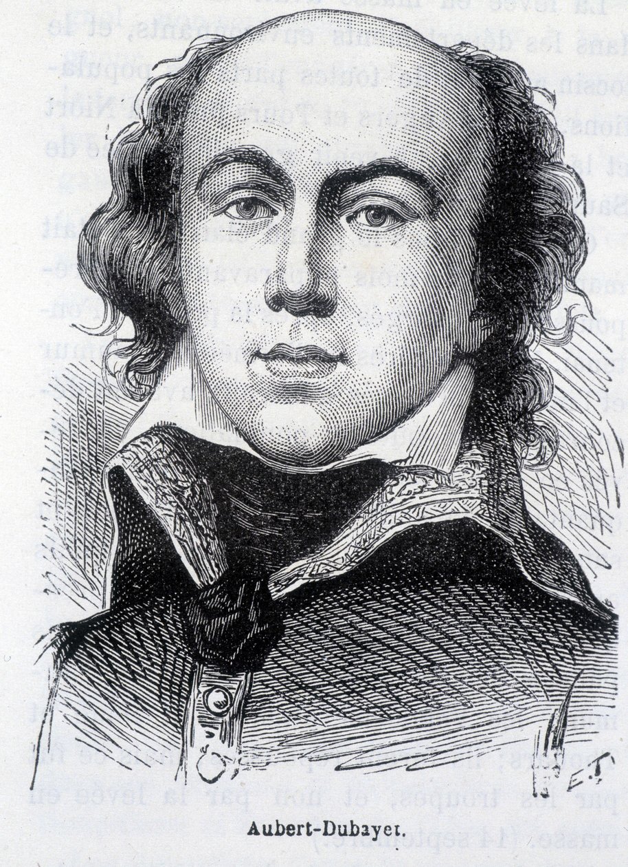 Portrett av Annibal Aubert Dubayet (1759-1797), militær og politiker under den franske revolusjonen - i "" L