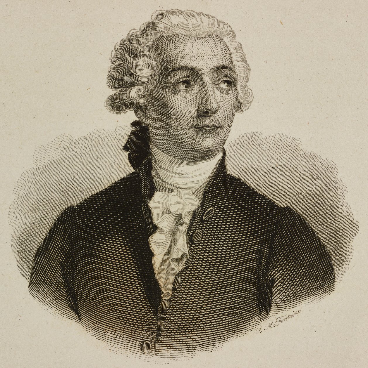 Portrett av Antoine-Laurent Lavoisier (Paris av French School