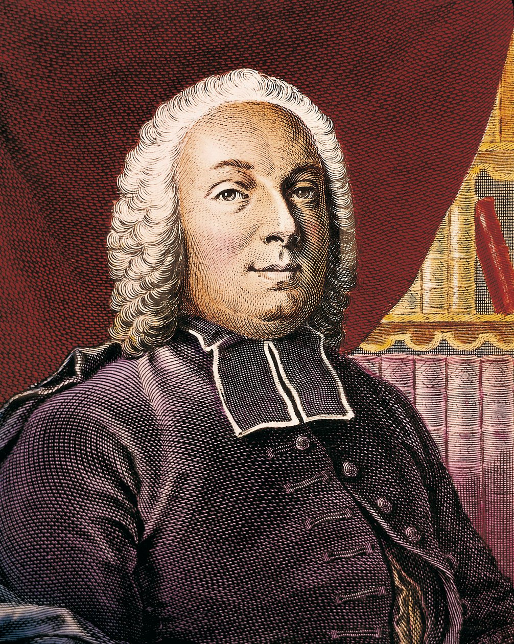 Portrett av Antoine Francois Prevost d" Exiles kalt l" abbe Prevost av French School