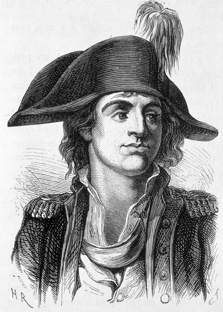 Portrett av Antoine Joseph Santerre (1752-1809), fransk politiker - i "" L