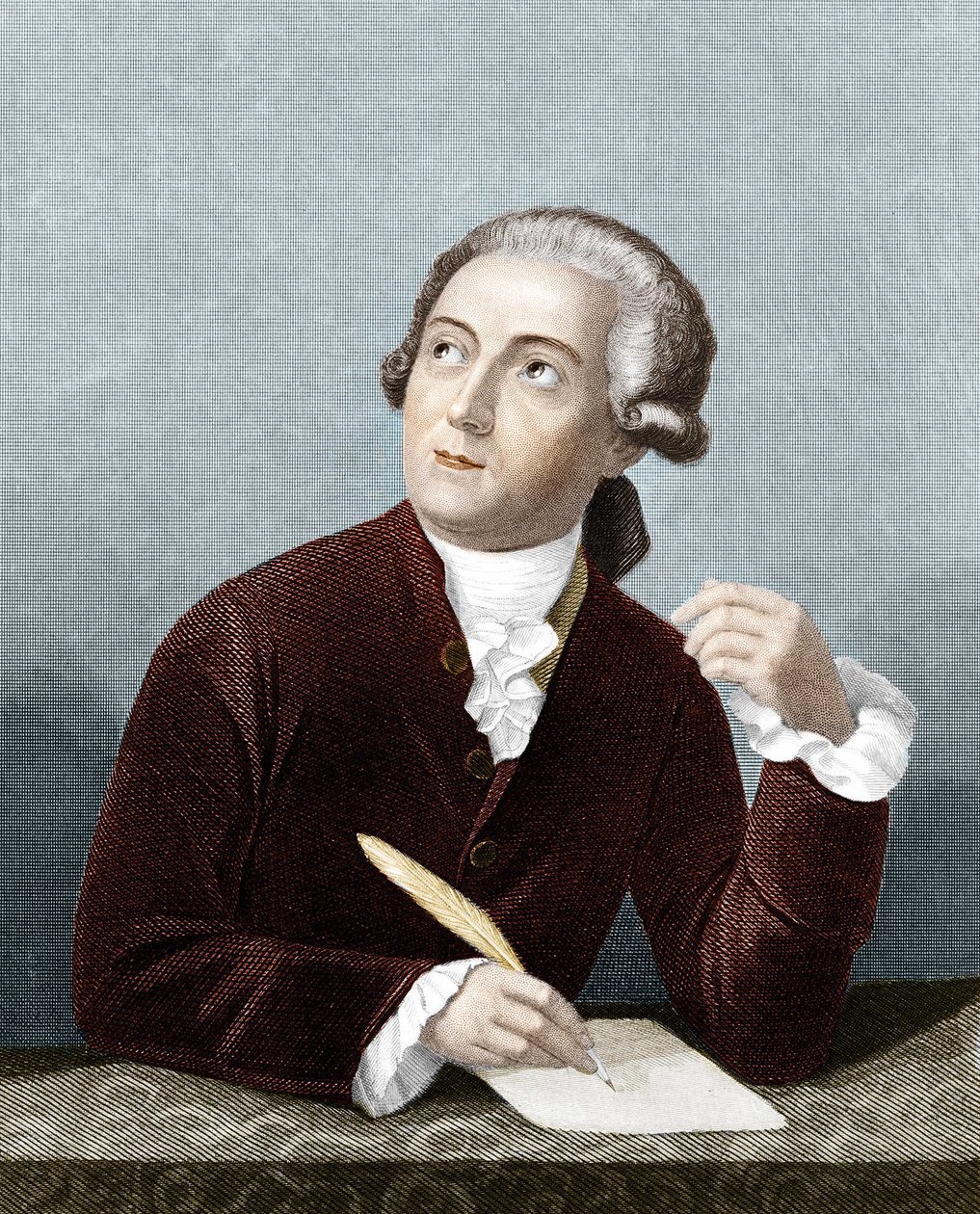 Portrait of Antoine Laurent Lavoisier (1743 -1794) French chemist. av French School