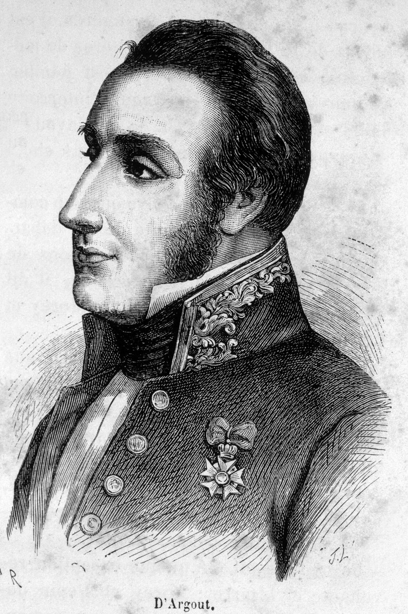 Portrett av Antoine Maurice Apollinaire d'Argout, militær i Maine og fransk bankmann på 1800-tallet. av French School