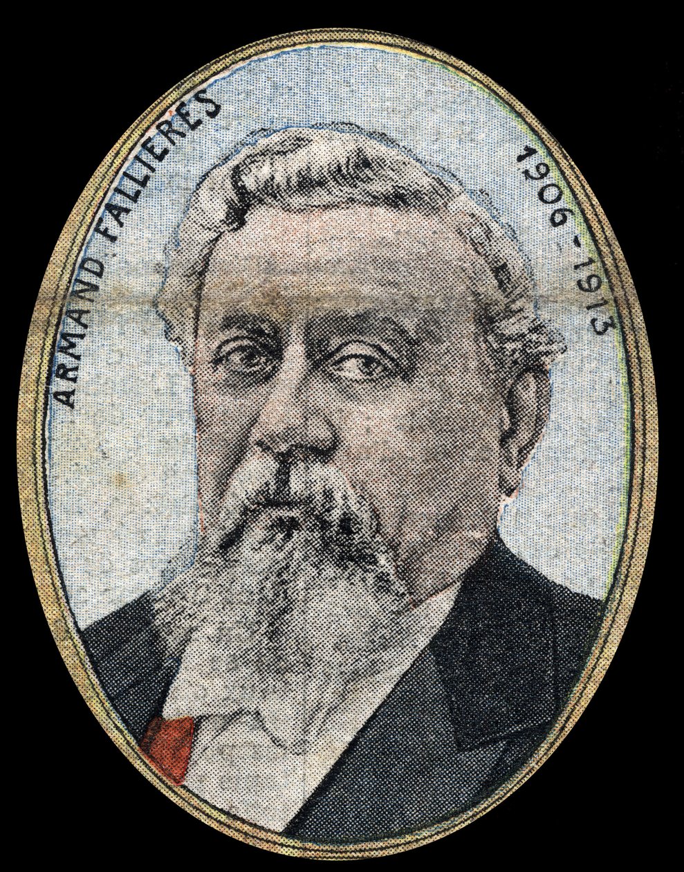 Portrett av Armand Fallieres (1841-1931) republikkens president. av French School