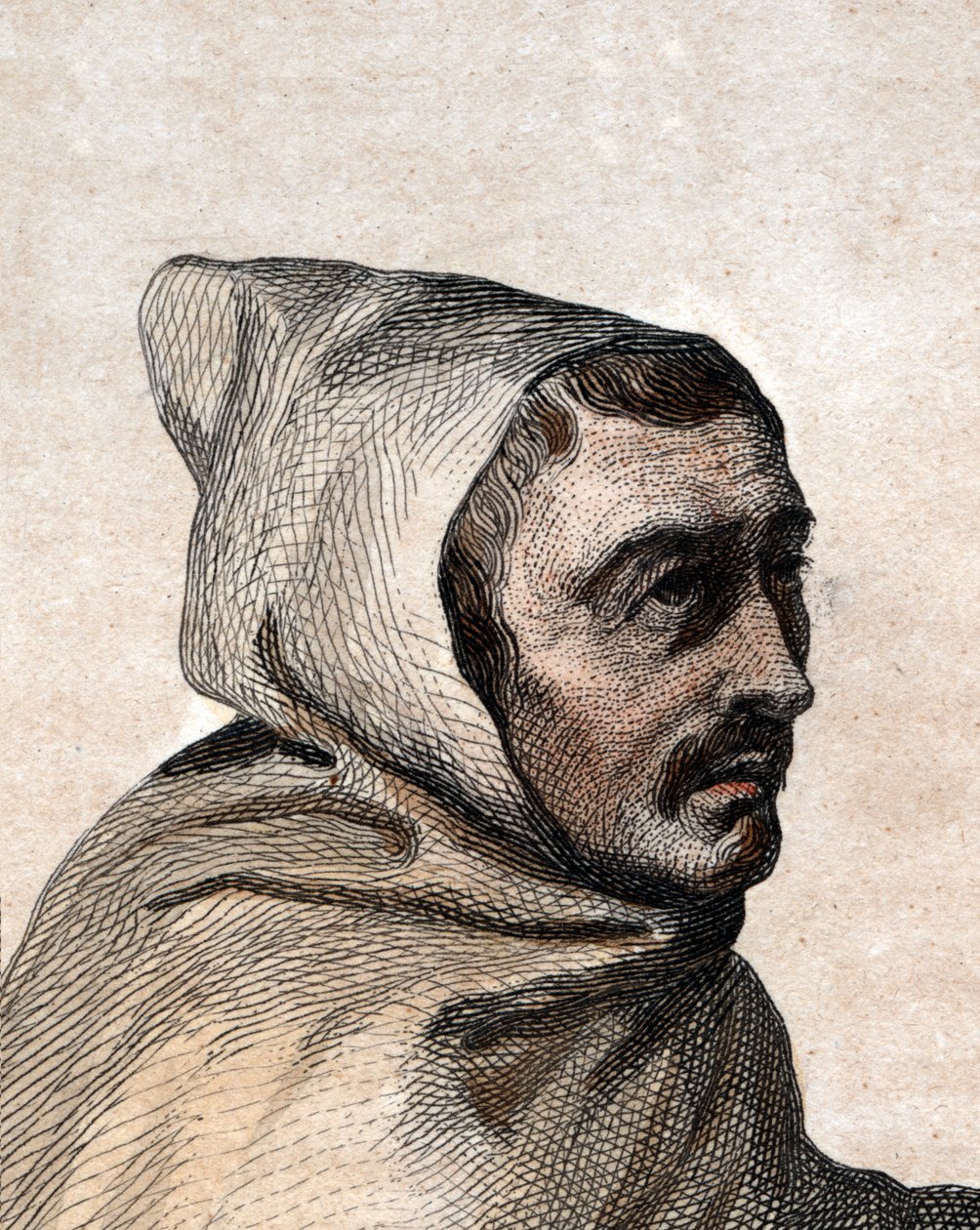 Portrett av Armand Jean le Bouthillier de Rance (1626-1700), fransk abbed og grunnlegger av trappistcistercienserne. av French School
