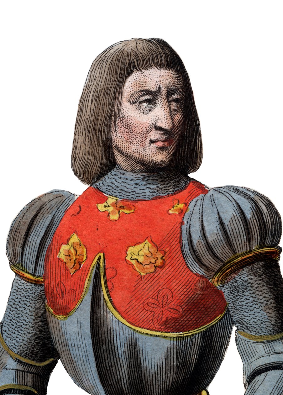 Portrett av Arthur III hertug av Bretagne (1393-1458), fransk konstabel. av French School