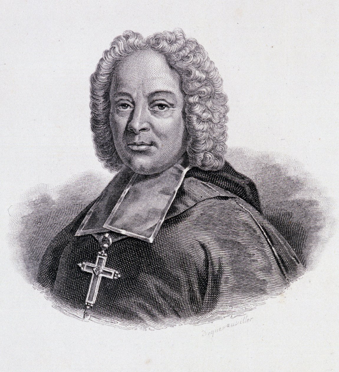 Portrett av Belsunce de Castelmoron, fransk prelat (1670 - 1755) av French School