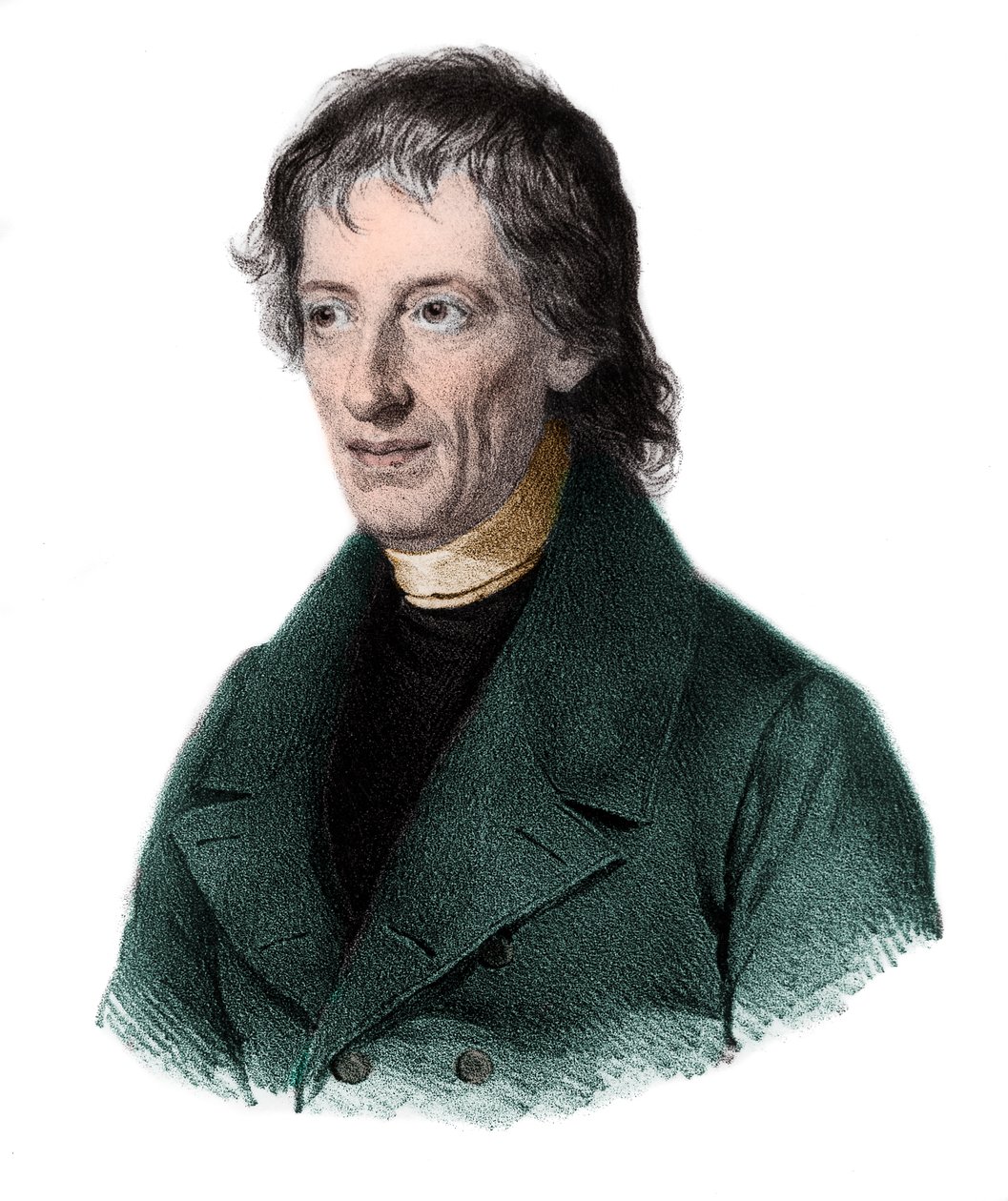 Portrett av Bernhard Placidus Johann Nepomuk Bolzano (1781-1848), bohemsk matematiker, logiker, filosof, teolog. av French School