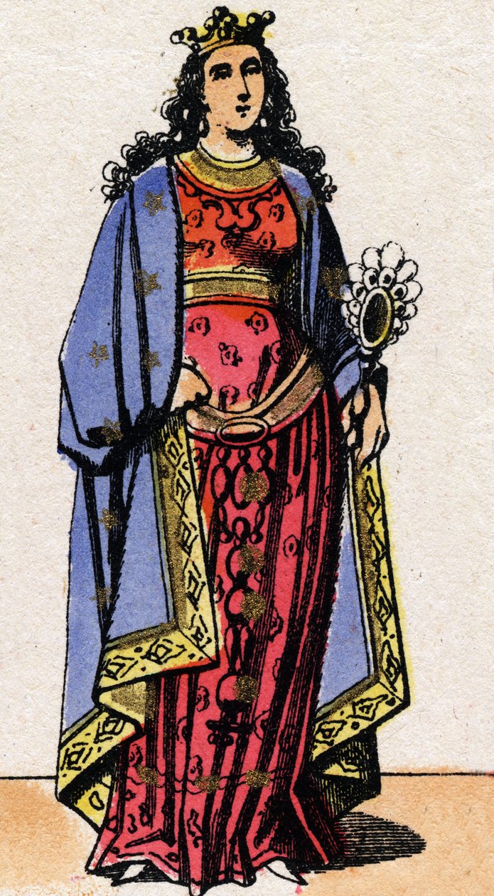 Portrett av Bertrude (eller Bertrade eller Beretrude) av French School