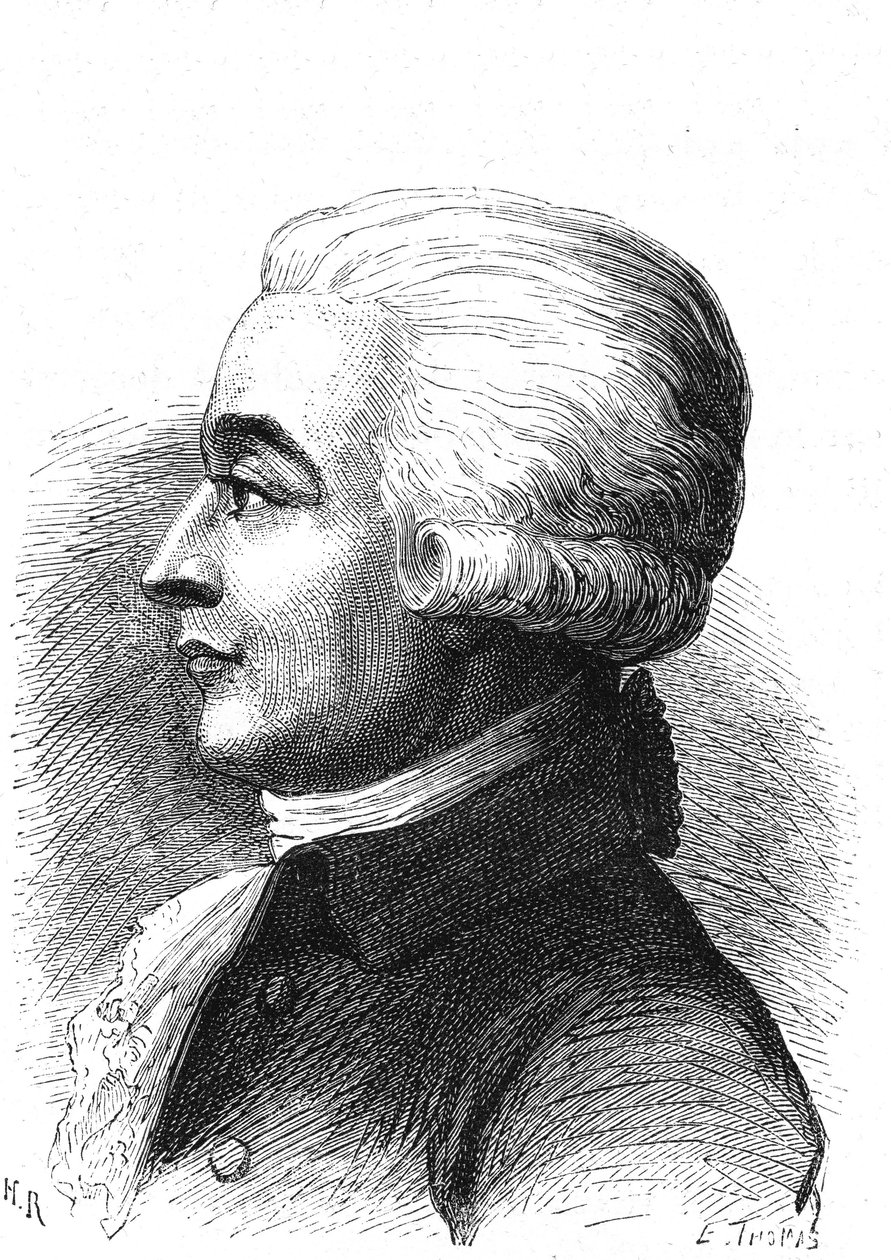 Portrett av Blanchard (1709-1853) av French School