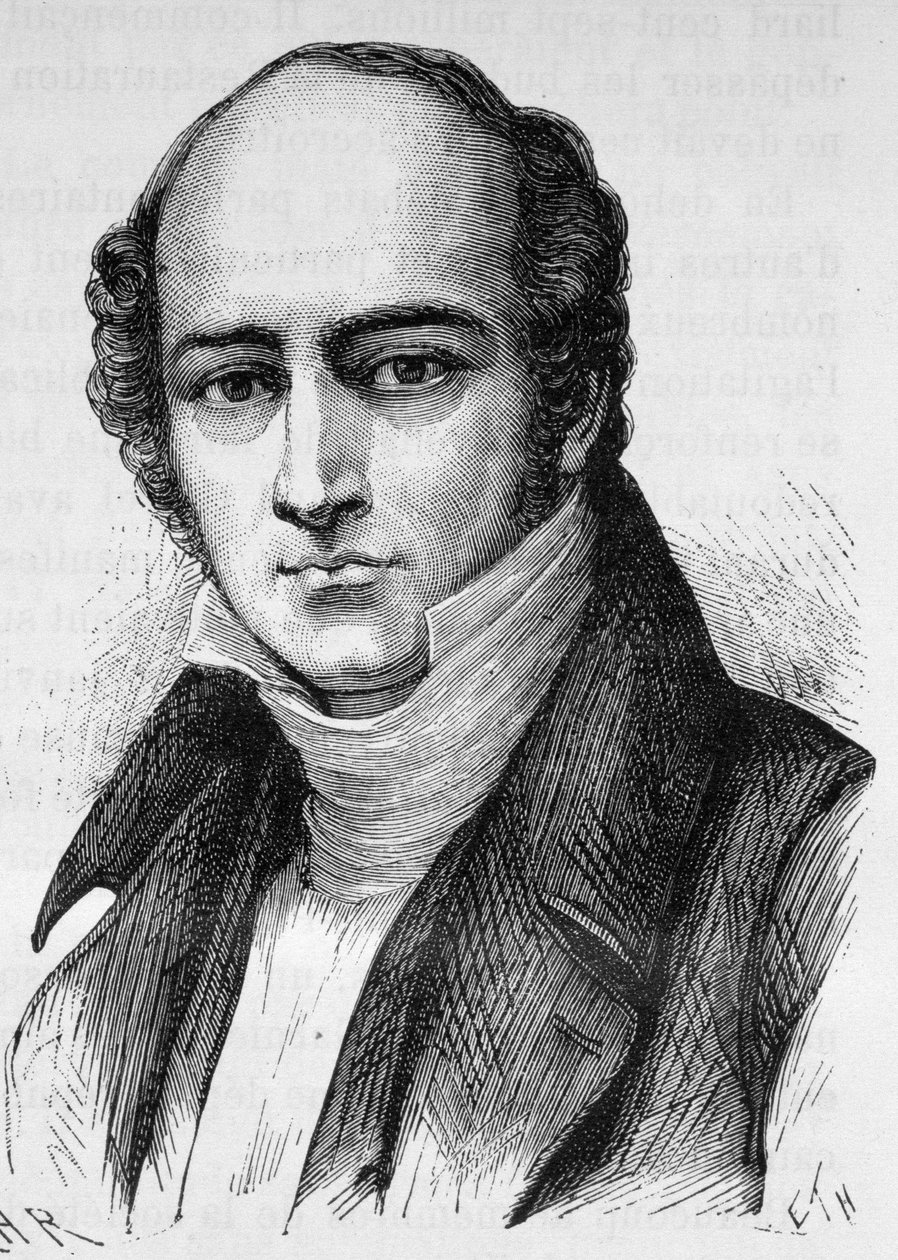 Portrett av Camille Hyacinthe Odilon Barrot (1791-1873), fransk politiker - i "" L