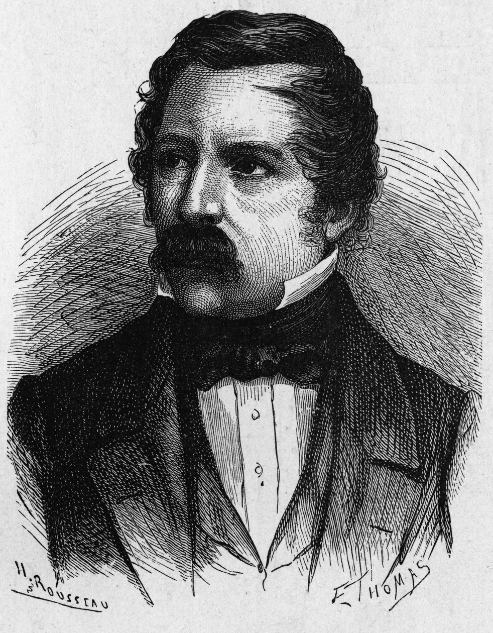 Portrett av Carl (Karl) August von Steinheil (1801-1870), tysk fysiker, oppfinner innen telegrafi - i "" Album of Science; berømte vitenskapsmenn; Store oppdagelser””” 1896 av French School