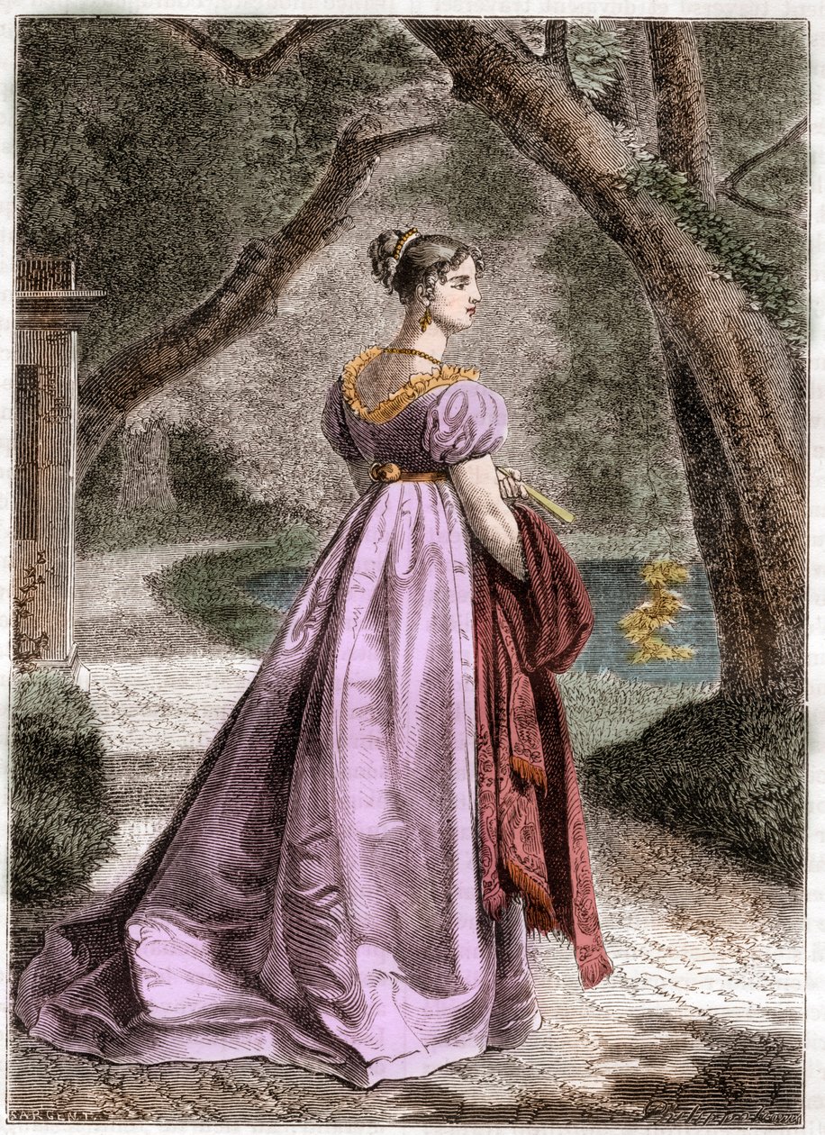 Portrait of Catherine of Württemberg 1783 1835 Queen of Westphalia - Portrait of Catherine of Württemberg, wife of Jerome Bonaparte, Queen of Wesphalia (1783-1835) - in “Histoire de l