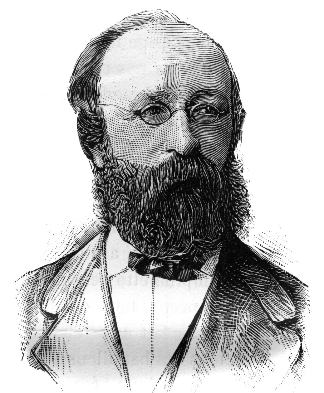 Portrait of Charles Demole (1828-1908), French politician. Engraving in “” Le Monde Illustré””, January 16 av French School