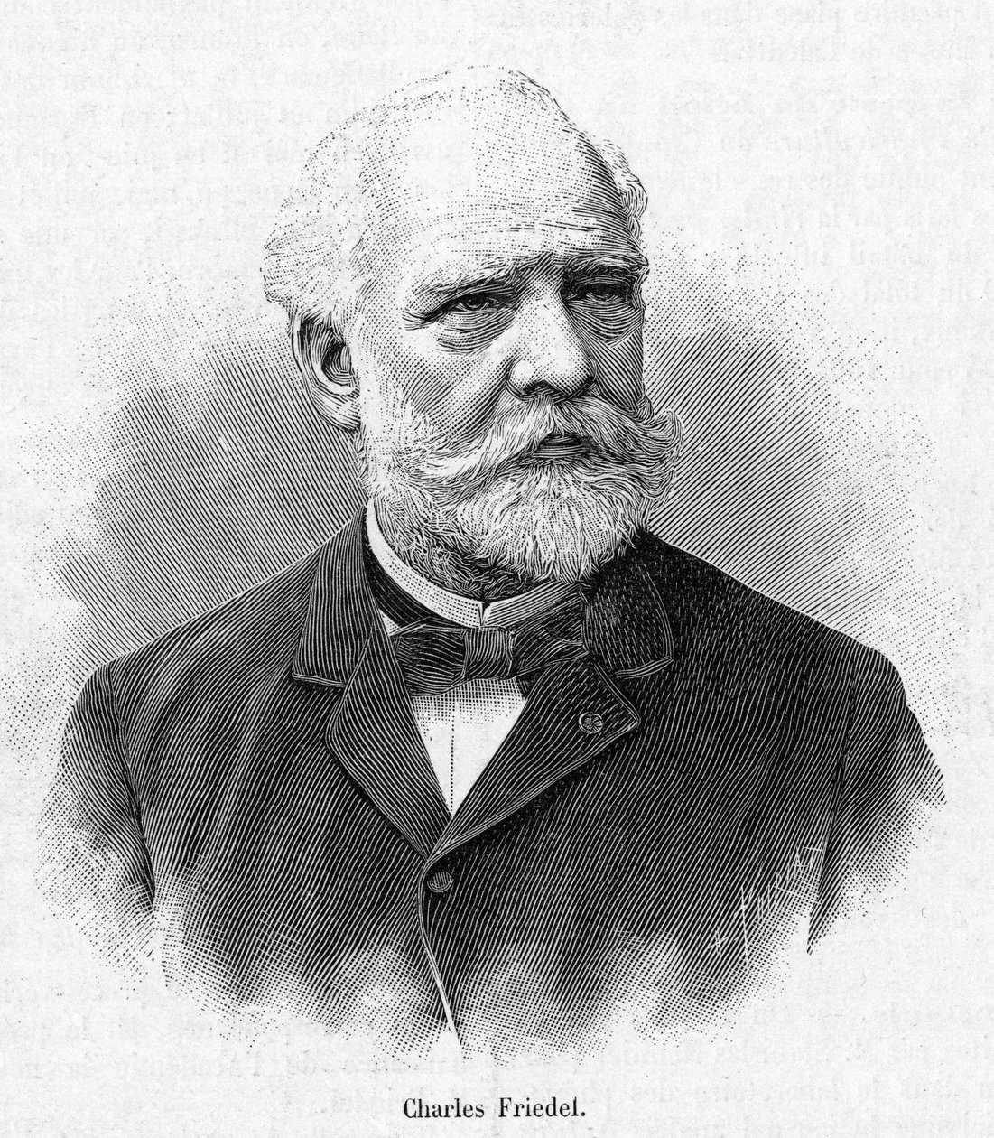 Portrett av Charles Friedel (1832-1899) fransk kjemiker og mineralog. av French School