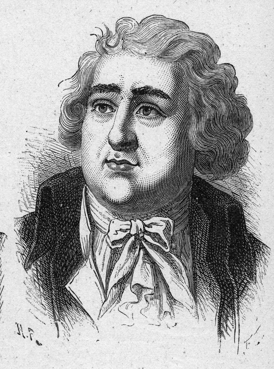 Portrett av Charles James Fox (1749-1806), britisk statsmann. Gravering fra 1889. Privat samling. av French School