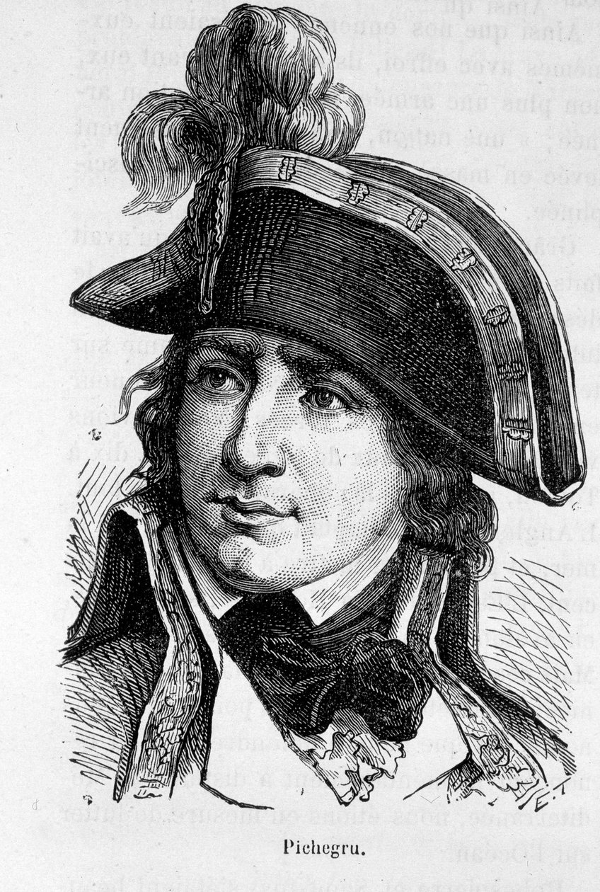 Portrait of Charles Pichegru, General francais (1761-1804) - in “” L