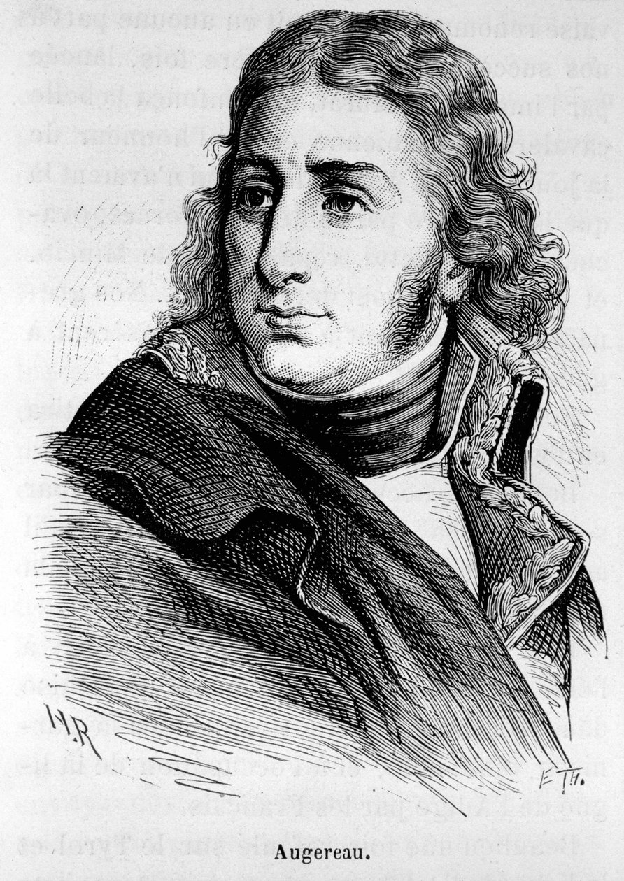 Portrait of Charles Pierre Francois Augereau, general francais (1757-1816) - in “” L