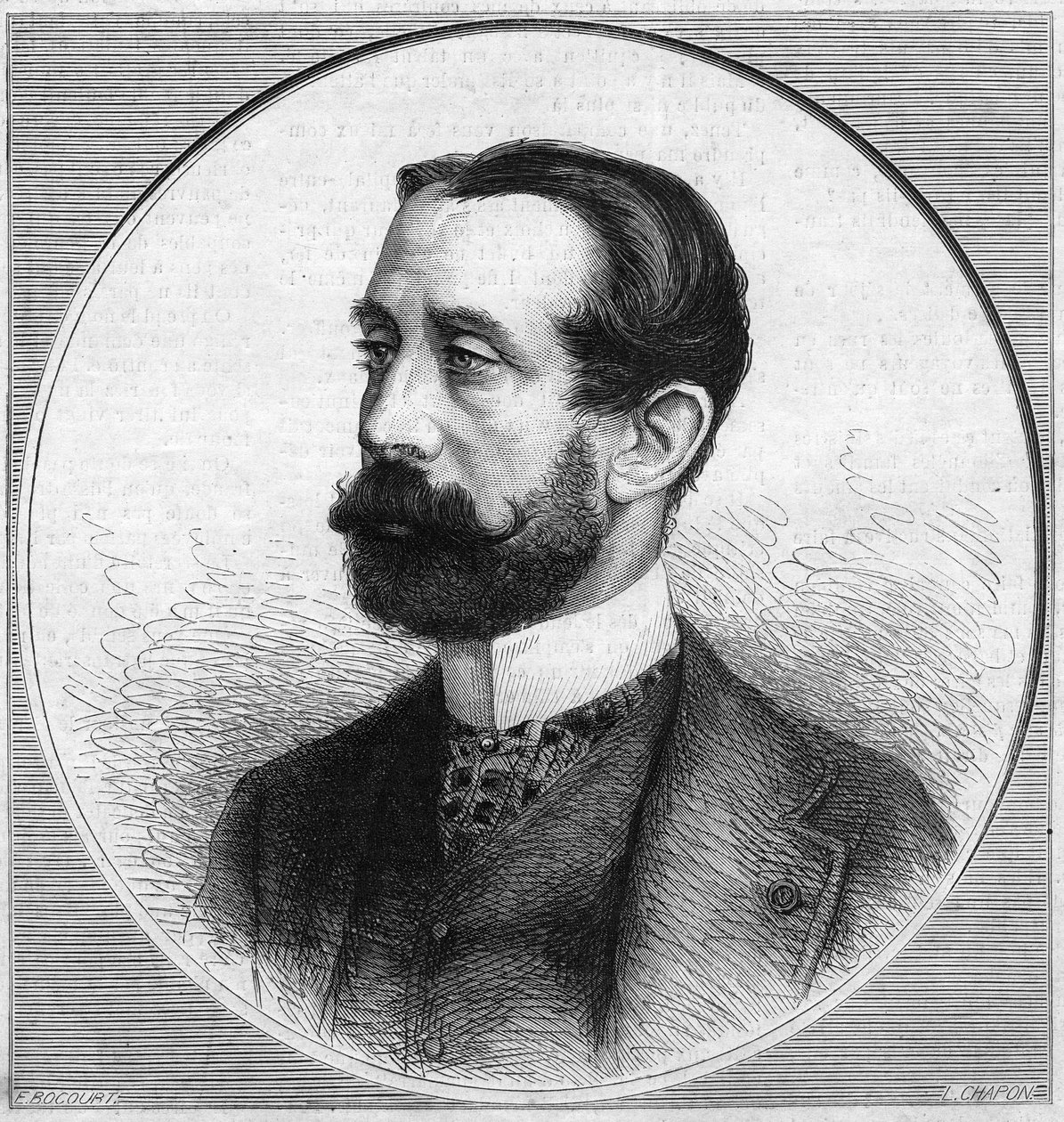 Portrett av Charles Raymond La Croix de Chevrieres de Saint-Vallier (greve av Saint Vallier av French School