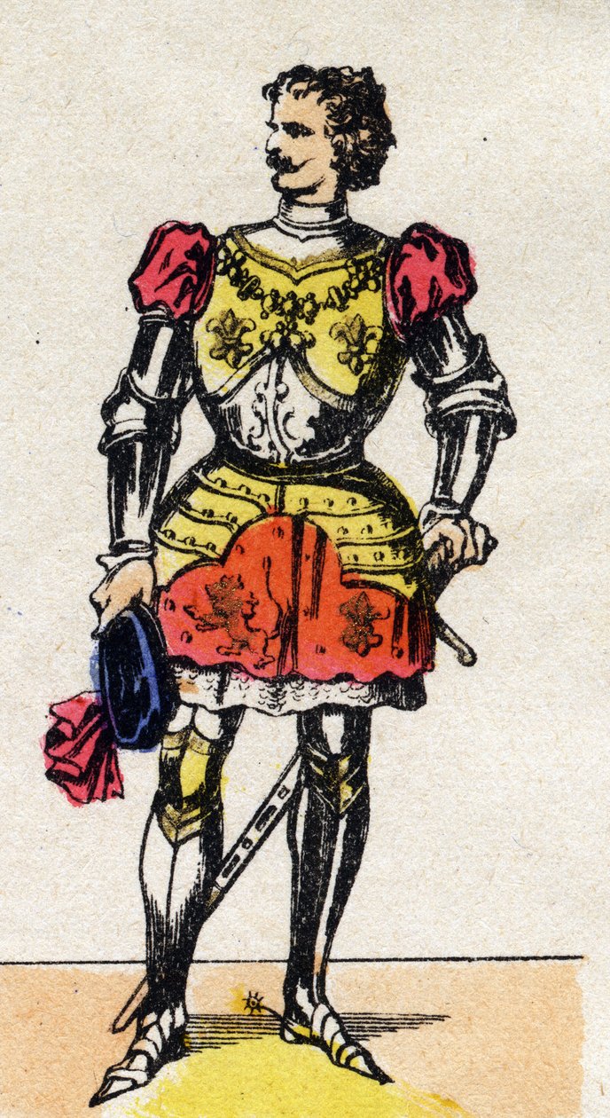 Portrait of Charles the Temeraire (1433-1477) Duke of Burgundy in 1467. av French School