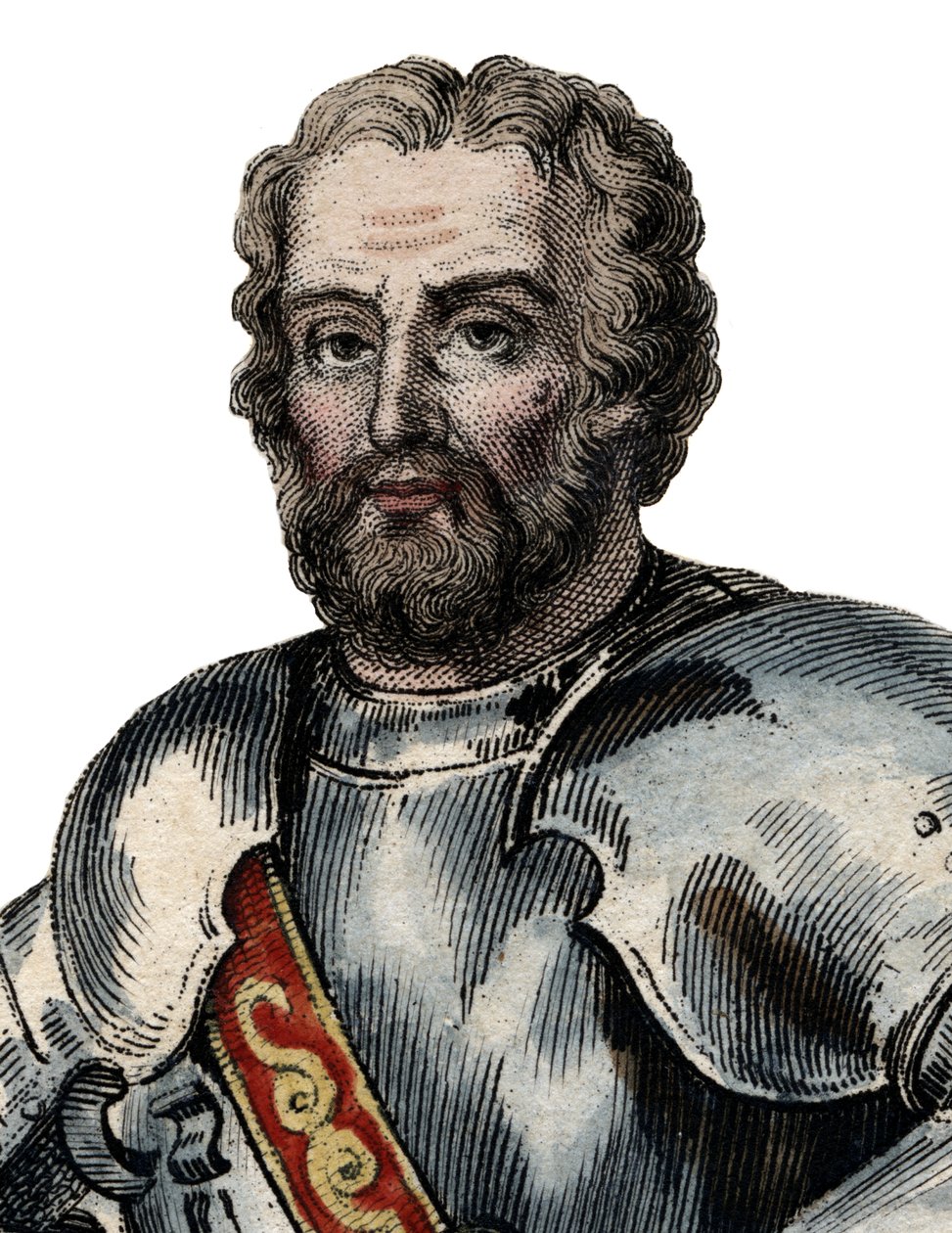 Portrett av Chevalier de Bayard (1476-1524), fransk soldat. av French School
