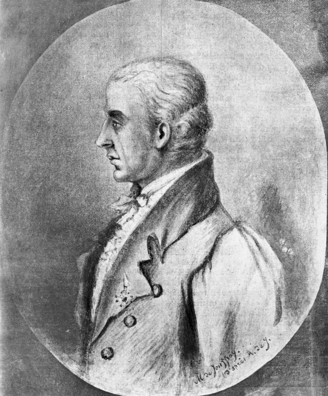 Portrett av Claude-Francois-Dorothee, Marquis de Jouffroy d