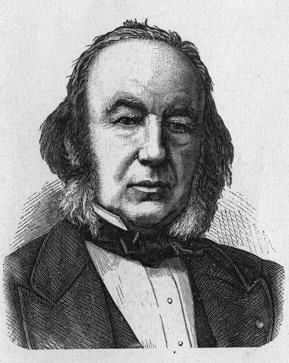 Portrett av Claude Bernard (1813 - 1878), fransk fysiolog - i "Album de la Science; berømte vitenskapsmenn; Store funn”” 1896. av French School