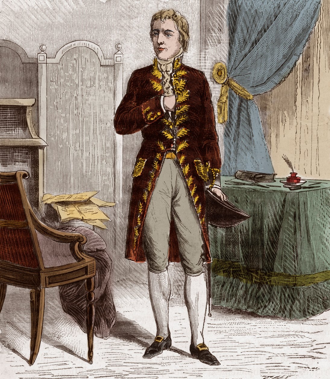 Portrait of Claude Louis, Count Berthollet (1748-1822), French chemist - Claude-Louis Berthollet (1748-1822), French doctor and chemist - Engraving in “” Sciences à la range de tous - physique et chimie populaires”” by Alexis Clerc - End 19th century - Pri av French School
