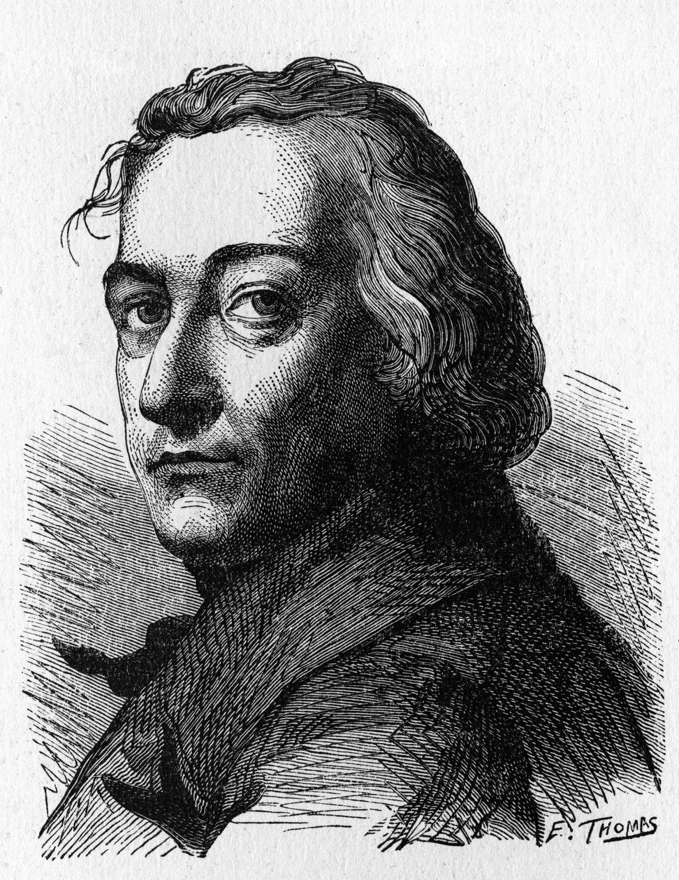 Portrett av Claude Louis, grev Berthollet (1748 - 1822), fransk kjemiker - i "L