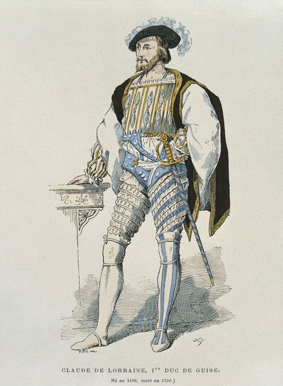 Portrett av Claude de Lorraine (1496-1550) hertug av Guise av French School