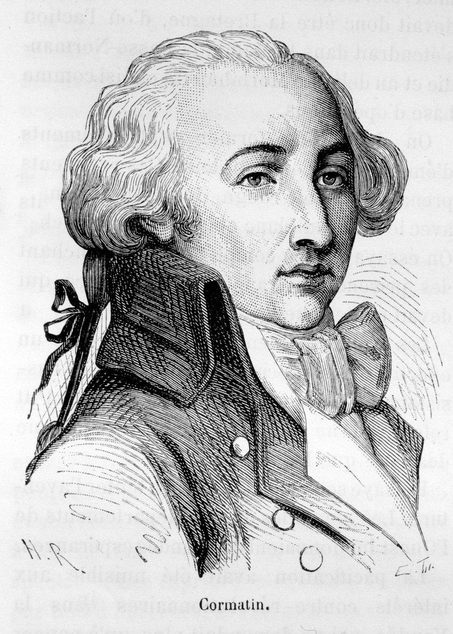 Portrett av Cormatin, en av sjefene for chouanneriet (1750-1812) - i ""L