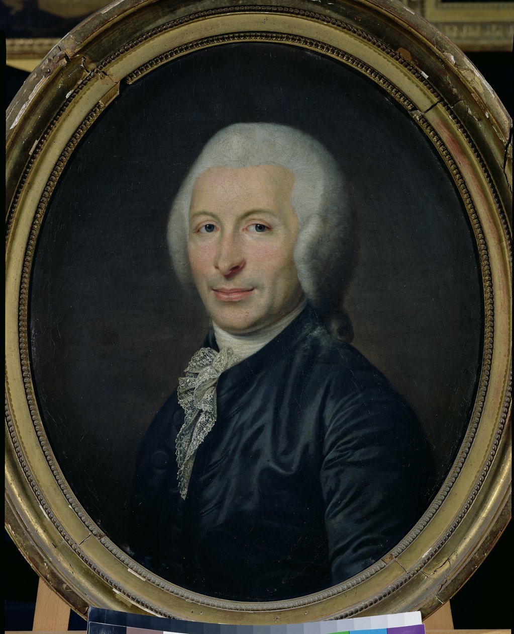 Portrett av doktor Joseph-Ignace Guillotin (1738-1814) (olje på lerret) av French School