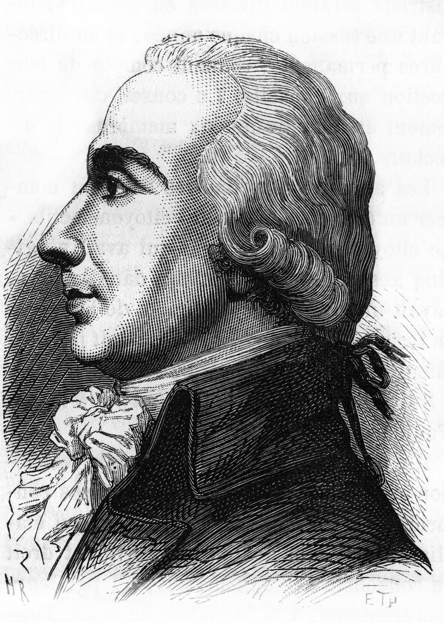 Portrett av Dominique Joseph Garat (1749-1833) fransk advokat, journalist og filosof, av French School