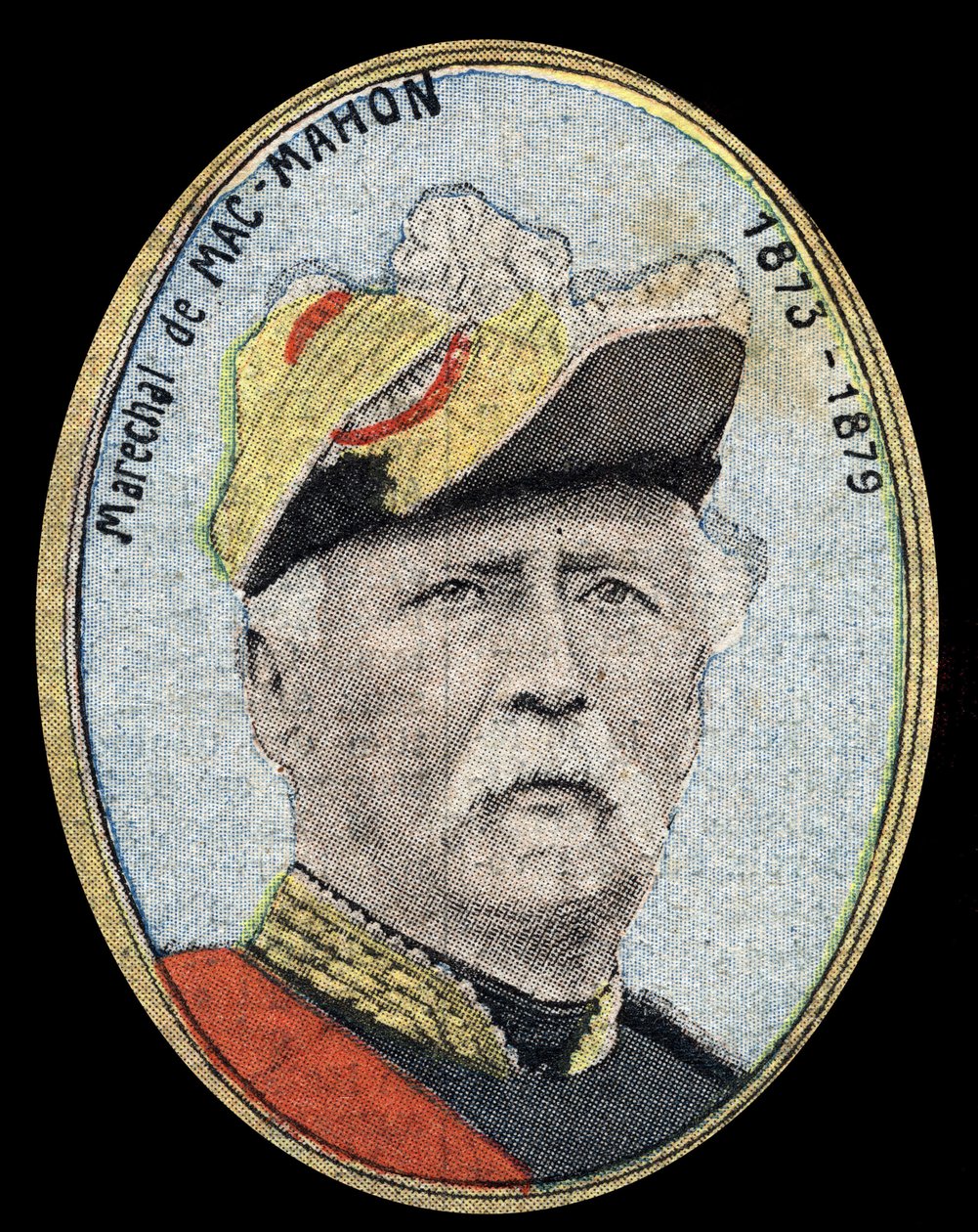 Portrett av Edme Patrice Maurice de Mac-Mahon (Mac Mahon av French School