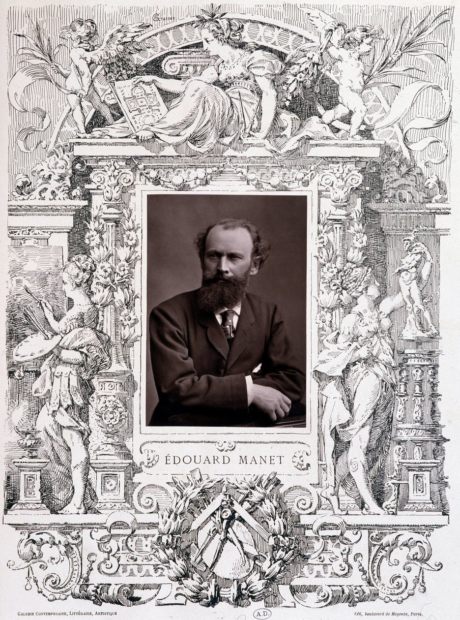 Portrett av Edouard Manet av French School