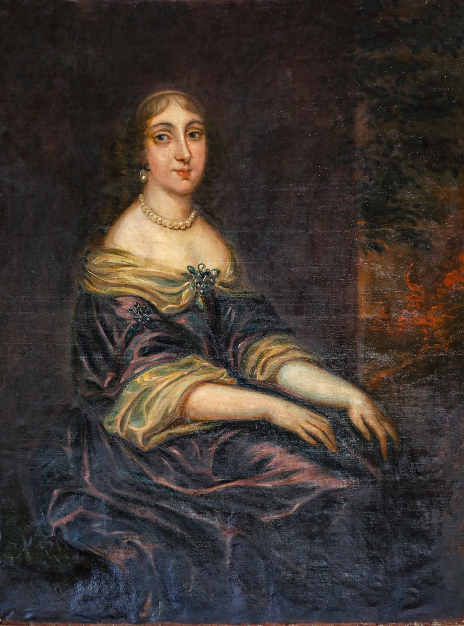 Portrett av Elisabeth-Angelique de Montmorancy av French School