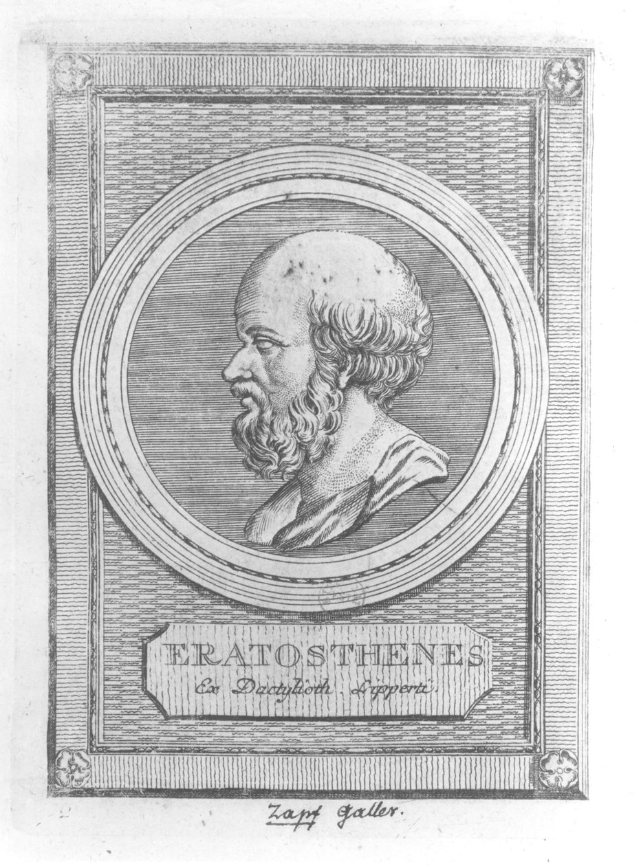 Portrett av Eratosthenes (ca. 284–192 f.Kr.) av French School