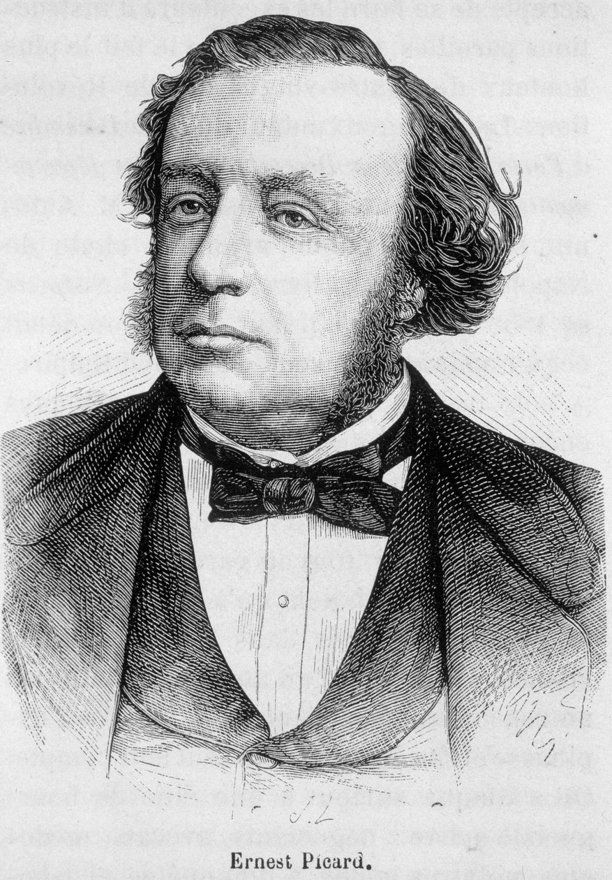 Portrett av Ernest Picard, fransk politiker (1821 -1877) av French School