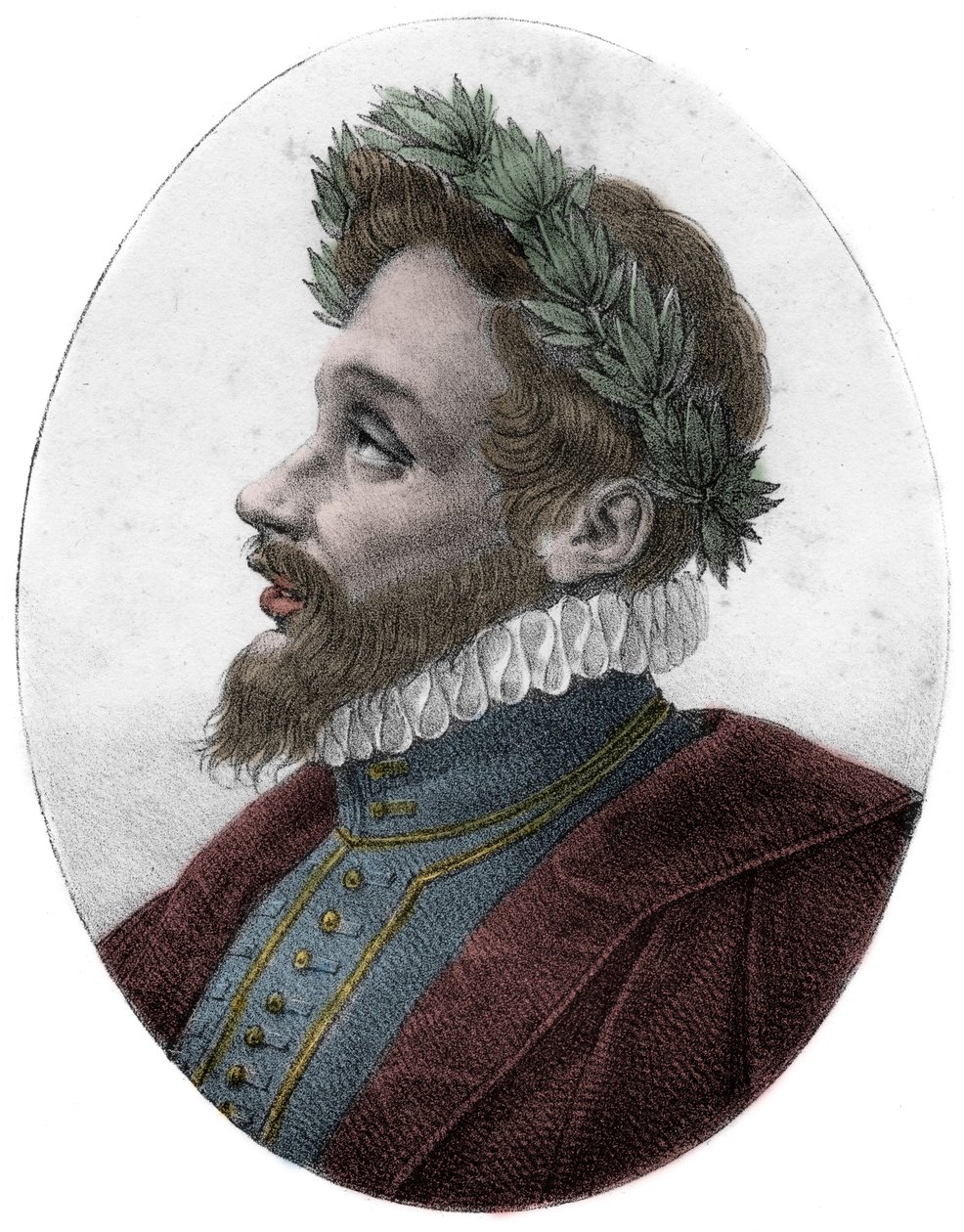 Portrett av Etienne Jodelle (Paris av French School