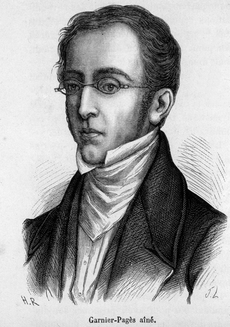 Portrett av Etienne Joseph Louis Garnier-Pages (Garnier Pages) (1801–1841), fransk politiker av French School