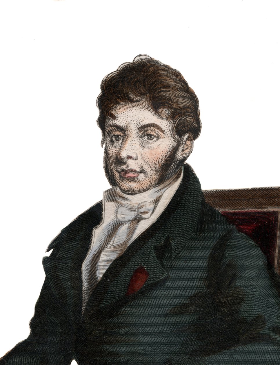 Portrett av Etienne Nicolas Mehul (1763-1817), fransk komponist. av French School