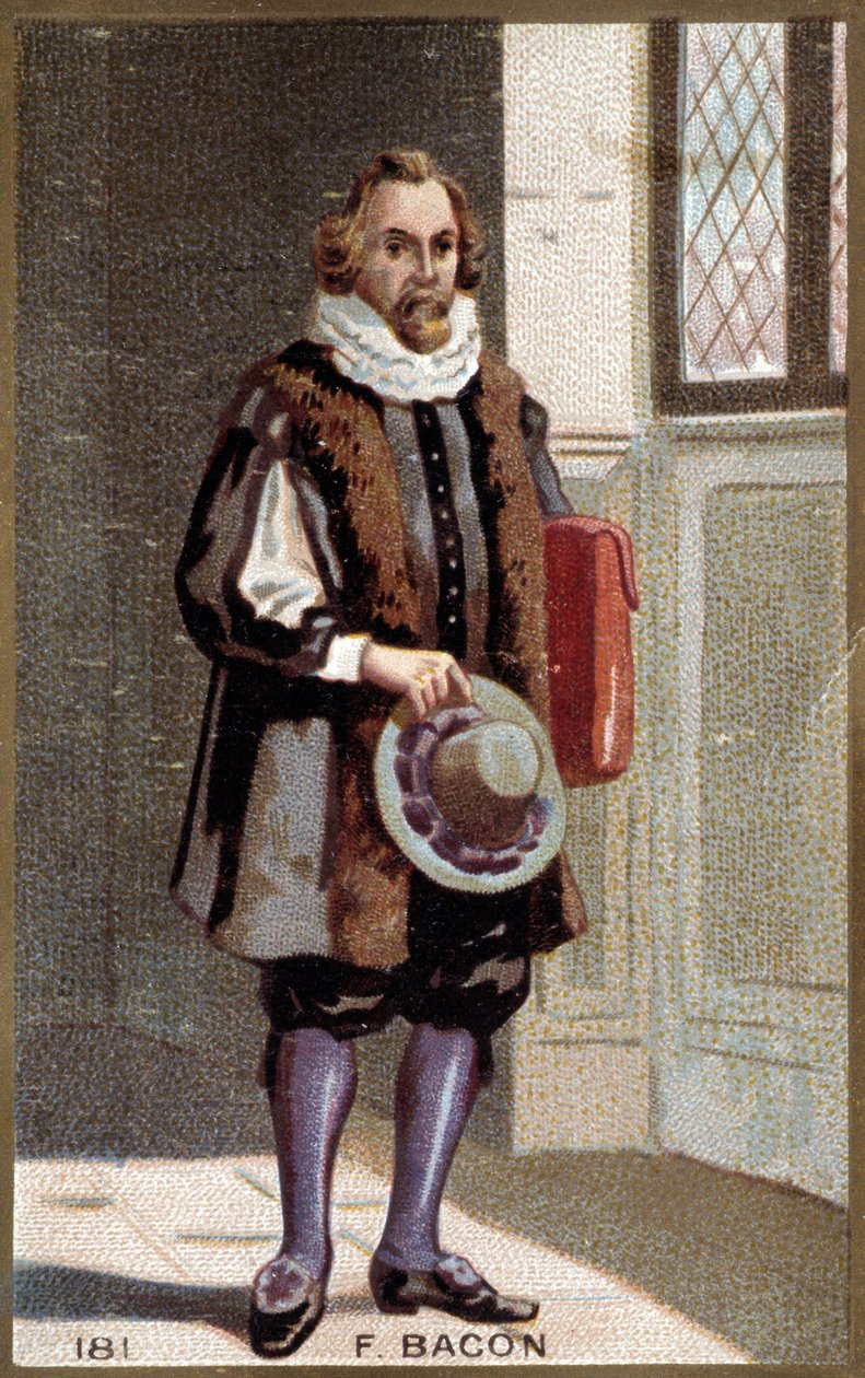 Portrett av Francis Bacon (1561-1626), engelsk statsmann og filosof. av French School