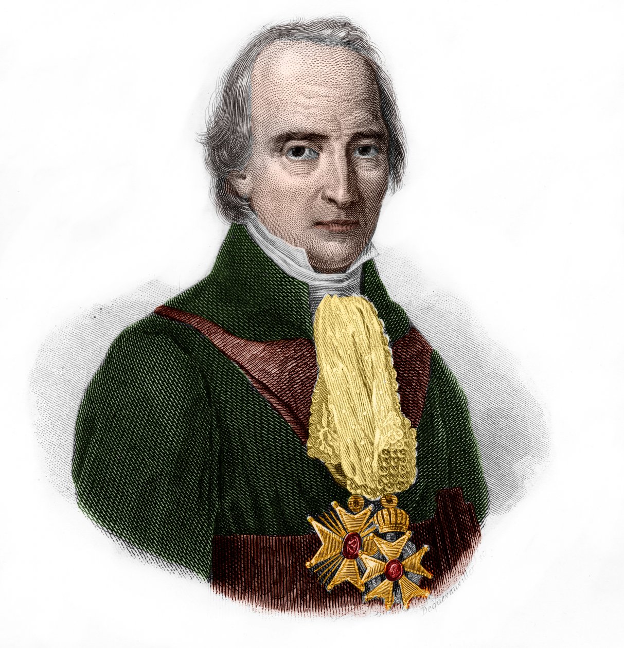Portrett av Francois Barbe-Marbois, marquis de Barbe Marbois (1745-1837) fransk politiker. av French School