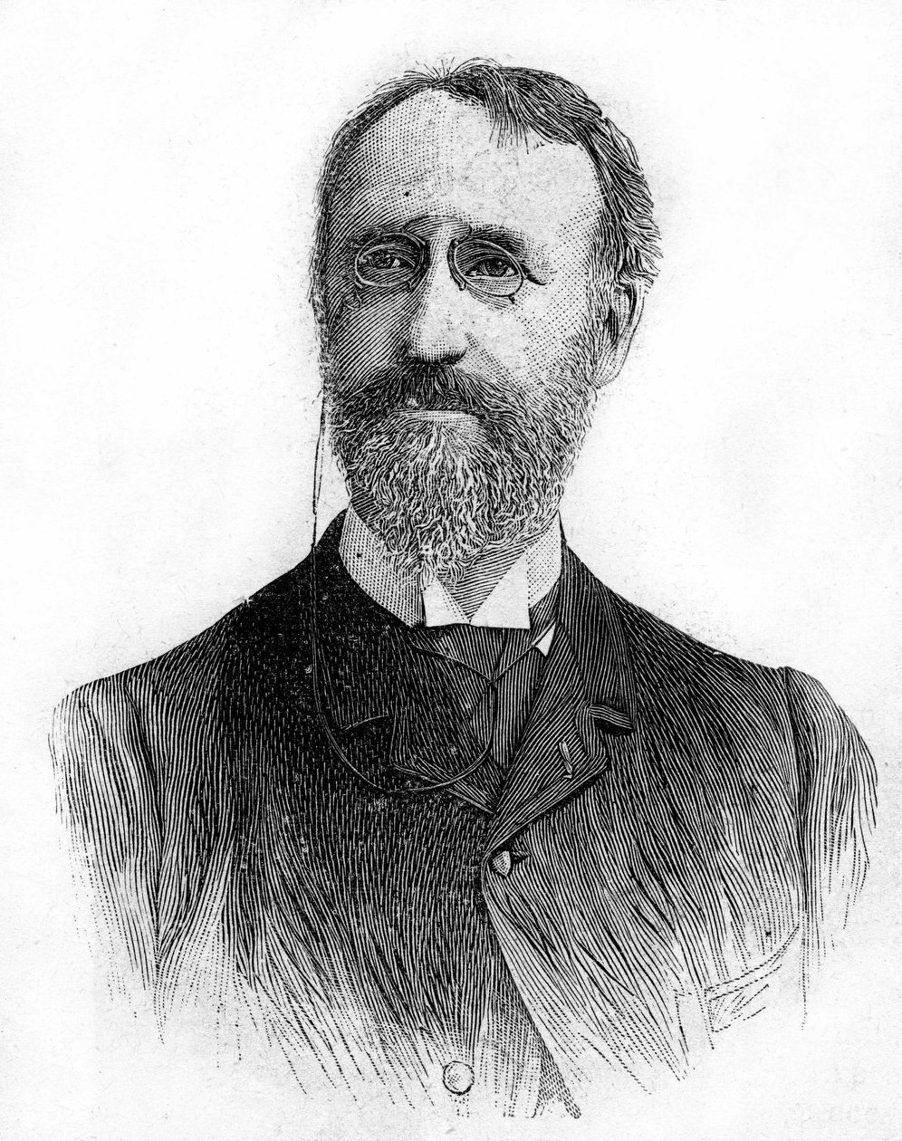 Portrett av Francois Clement Theodore Dubois (1837 - 1924) fransk komponist. av French School