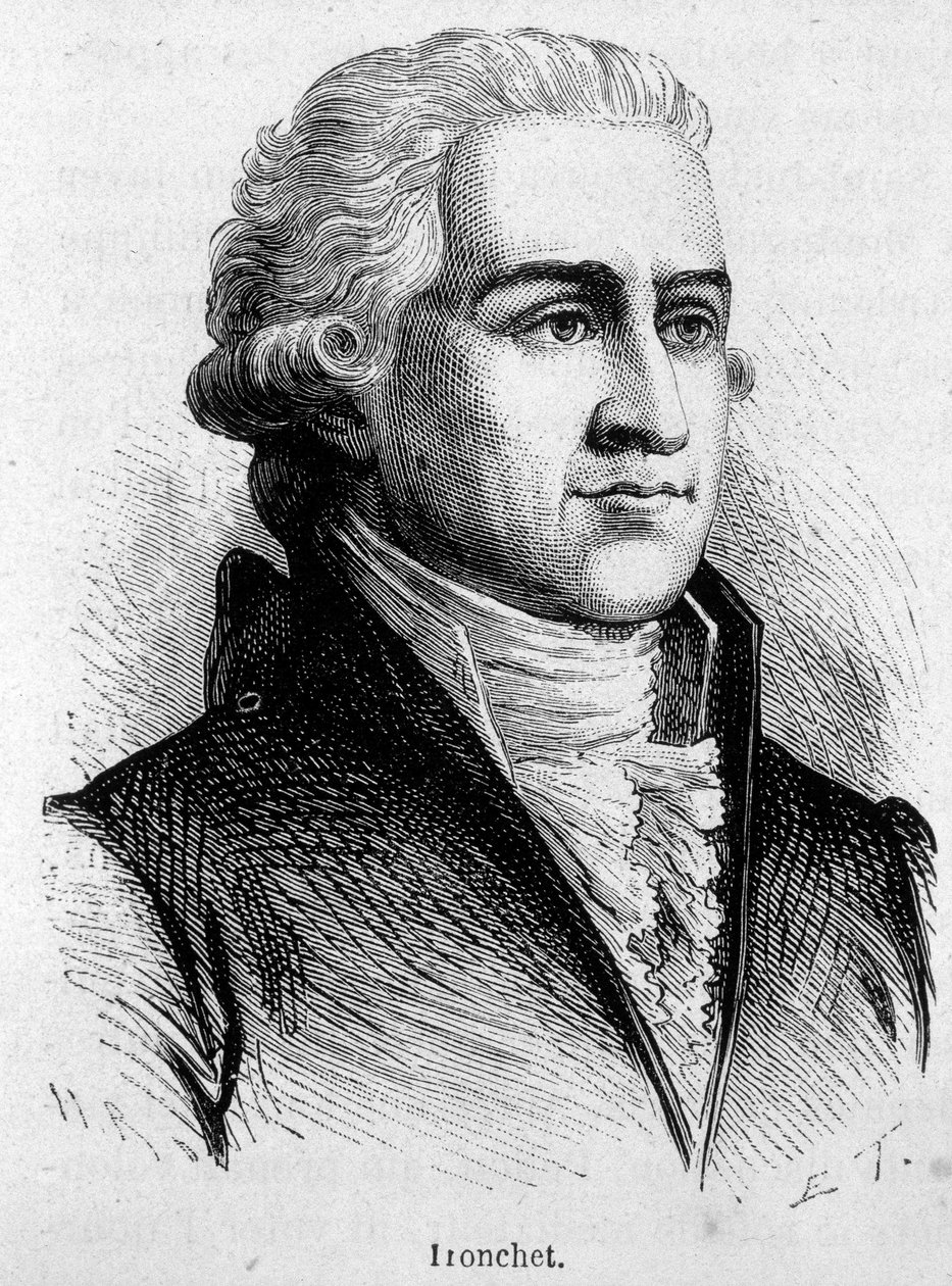 Portrett av Francois Denis Tronchet (1726 - 1806), jurist og politiker - i "" L