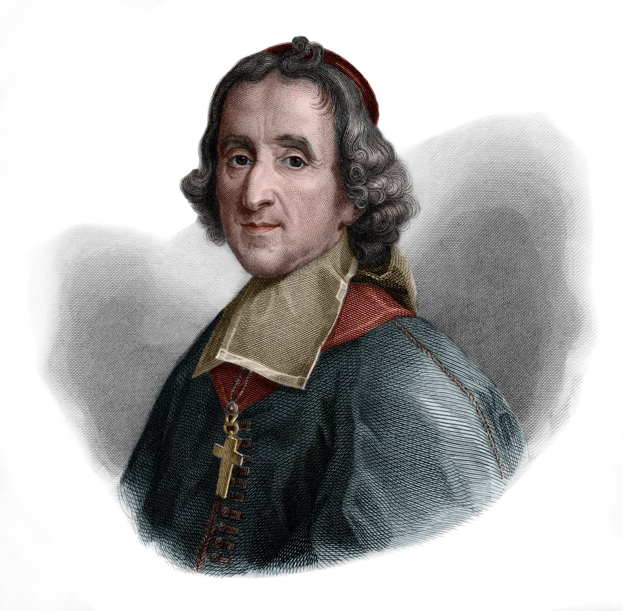 Portrett av Francois Fenelon (1651-1715) fransk katolsk erkebiskop, teolog, poet og forfatter. av French School