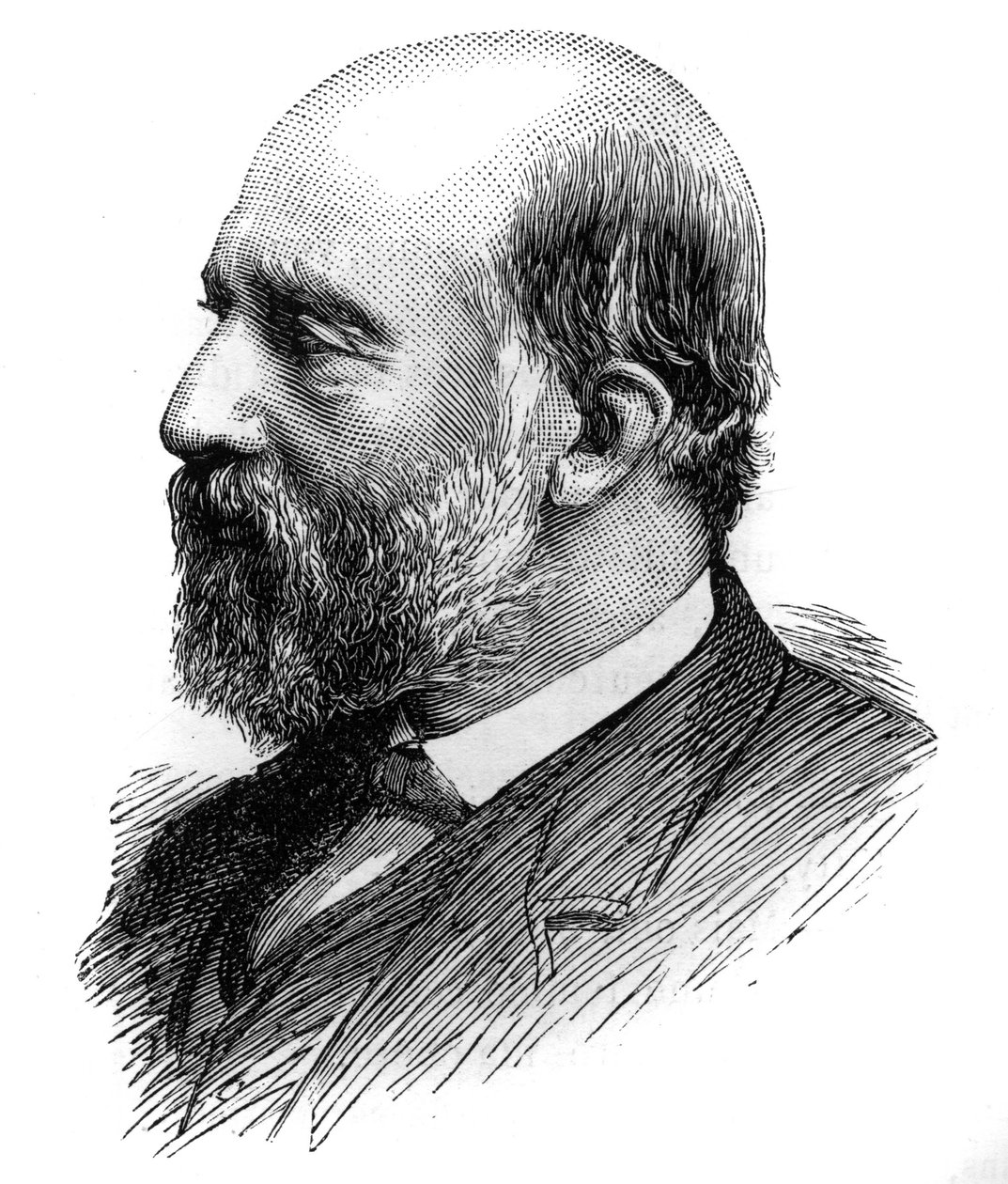 Portrait of Francois Ferdinand Philippe, Prince of Joinville (1818-1900). Engraving in “” Le Monde Illustré””, 26 June 1886. av French School