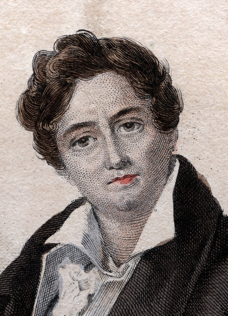 Portrett av Francois Joseph Talma (1763-1826), fransk skuespiller. av French School