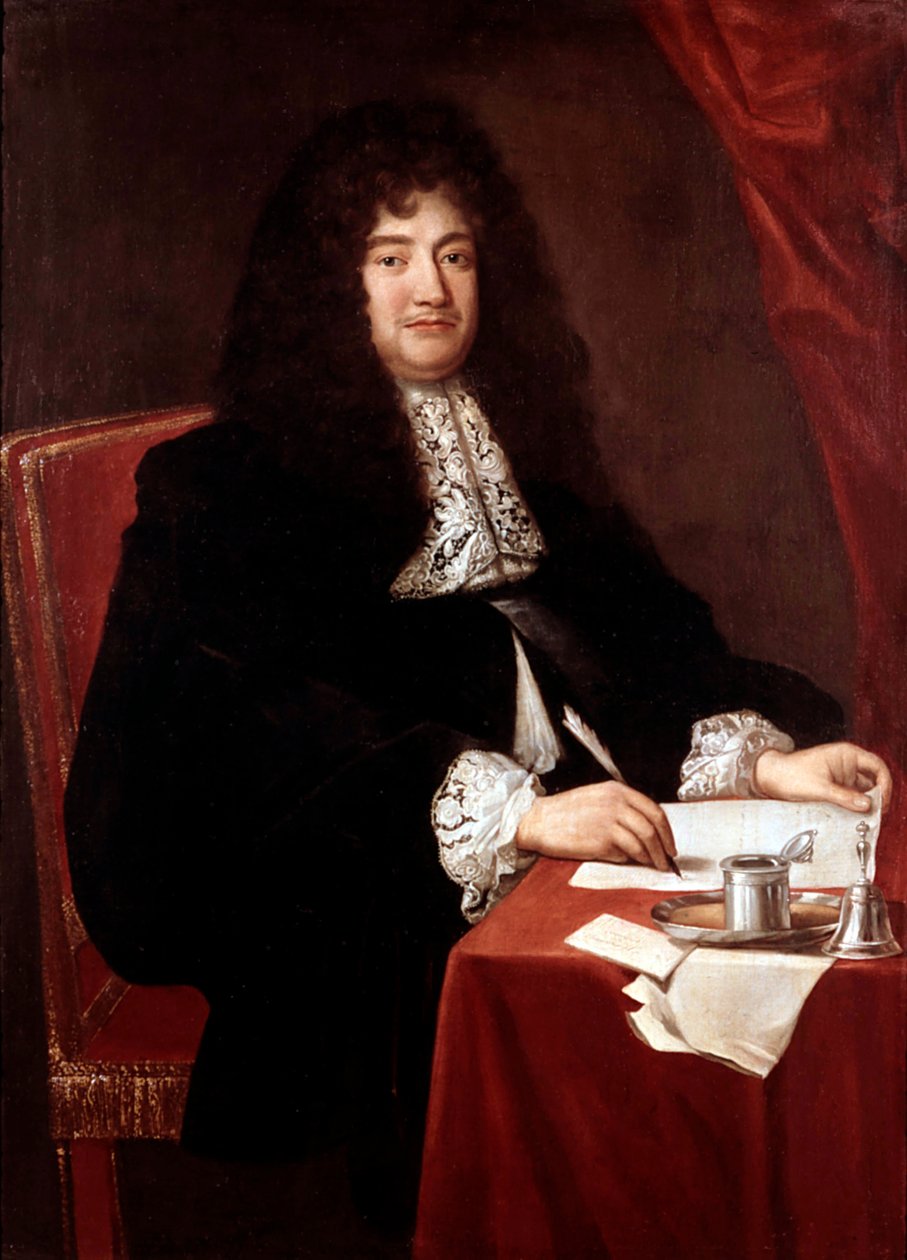 Portrett av Francois Michel Le Tellier, markis av Louvois av French School