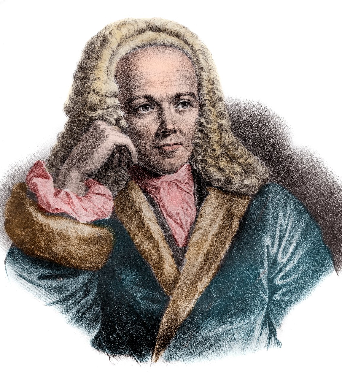 Portrett av Francois Quesnay (1694-1774) fransk lege og økonom av French School
